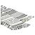 Hermès Hermes EPERON D'OR BANDANA Twilly Frill Scarf Muffler Negro Blanco - vista 2