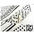 Hermès Hermes EPERON D'OR BANDANA Twilly Frill Scarf Muffler Negro Blanco - vista 3