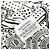 Hermès Hermes EPERON D'OR BANDANA Twilly Frill Scarf Muffler Negro Blanco - vista 6