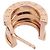 Bulgari Orecchini Bvlgari B-zero1 in oro rosa 18K - vista 7