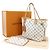 Borsa Tote Louis Vuitton Neverfull MM in jacquard monogram nautico Bianco Multicolore