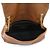 Borsa a tracolla con catena Saint Laurent Jamie Marrone - vista 5