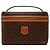 Céline Necessaire Celine Brown Macadam Coated Canvas Marrone