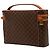Céline Necessaire Celine Brown Macadam Coated Canvas Marrone - vista 2