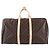 Louis Vuitton Brown Monogram Keepall Bandouliere 55 Marrone - vista 2