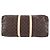 Louis Vuitton Brown Monogram Keepall Bandouliere 55 Marrone - vista 3