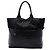Borsa reversibile Prada in Tessuto e Nappa nera Nero