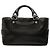 Céline Borsa a mano Celine Boogie in pelle nera Nero