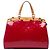 Louis Vuitton Red Monogram Vernis Brea MM Rosso