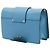 Prada Blue City Calf Plex Ribbon Crossbody Blu chiaro - vista 2