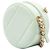 Clutch rotonda Chanel 19 con catena in pelle d'agnello verde - vista 2