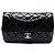 Chanel Black Small Quilted Patent Coco Shine Flap Nero