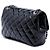 Chanel Black Small Quilted Patent Coco Shine Flap Nero - vista 2