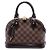 Louis Vuitton Brown Damier Ebene Alma BB Marron