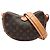 Louis Vuitton Brown Monogram Croissant MM Castaño