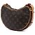 Louis Vuitton Brown Monogram Croissant MM Castaño - vista 2