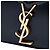 Borsa Saint Laurent Monogram Cassandra con chiusura in pelle di vitello liscia nera Nero - vista 5