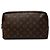 Louis Vuitton Brown Monogram Trousse Toilette 28 Marrone