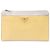 Clutch Prada Yellow Bicolor Saffiano Lux Giallo