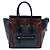 Céline Celine Mini Luggage Tote in pelle tricolore blu Blu navy