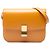 Céline Celine Brown Medium Calfskin Classic Box Marrone Caramello