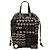 Borsa Tote Chanel Black CC Canvas Grafitti con coulisse Nero - vista 7