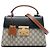 Padlock Borsa Satchel Gucci Beige Small GG Supreme con Lucchetto