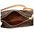 Louis Vuitton Brown Monogram Papillon Pochette Marrone - vista 4