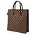 Louis Vuitton Brown Damier Ebene Venice Sac Plat Marrone - vista 2