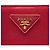 Borsa Prada Red Medium Saffiano Lux Galleria Satchel Rosso - vista 5