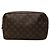 Louis Vuitton Brown Monogram Trousse Toilette 28 Marrone