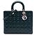 Dior Green Large Patent Cannage Lady Dior Verde Verde scuro