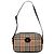 Borsa Camera Burberry in tela beige Haymarket Check