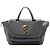 Borsa Gucci 1973 media in pelle di vitello grigia Marrone Grigio antracite