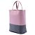 Céline Celine Small Vertical Cabas Tote Bicolor aus körnigem Kalbsleder Rosa Pink - Ansicht 2