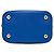 Prada Borsa Satchel Panier Small in Pelle Saffiano Blu - vista 3
