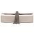 Saint Laurent Borsa a Tracolla Kate Tassel in Pelle Effetto Coccodrillo Marrone Medium Monogramma Beige - vista 3