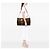 Louis Vuitton Brown Monogram Keepall Bandouliere 50 Marrone - vista 6