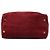Borsa Boston LOEWE in camoscio rosso Anagram Bordò - vista 3