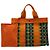 Hermès Multi Multicolor Printed Canvas Fourre Tout MM Multicor - vista 7
