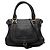 Chloé Marcie Satchel aus Leder in Schwarz, Medium