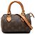 Louis Vuitton Brown Monogram Nano Speedy Bandouliere Marrone