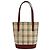 Burberry Beige House Check Canvas Tote