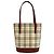 Burberry Beige House Check Canvas Tote - view 2