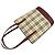 Burberry Beige House Check Canvas Tote - view 4