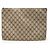 Gucci Beige GG Supreme Clutch