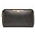 Clutch Dior de lona revestida con estampado de panal negro