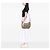 Borsa a tracolla Gucci in canvas GG beige - vista 5