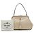 Prada Beige Goatskin Madras Cerniera Frame Handtasche - Ansicht 7