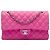 Chanel Pink Medium Classic Caviar Double Flap Rose